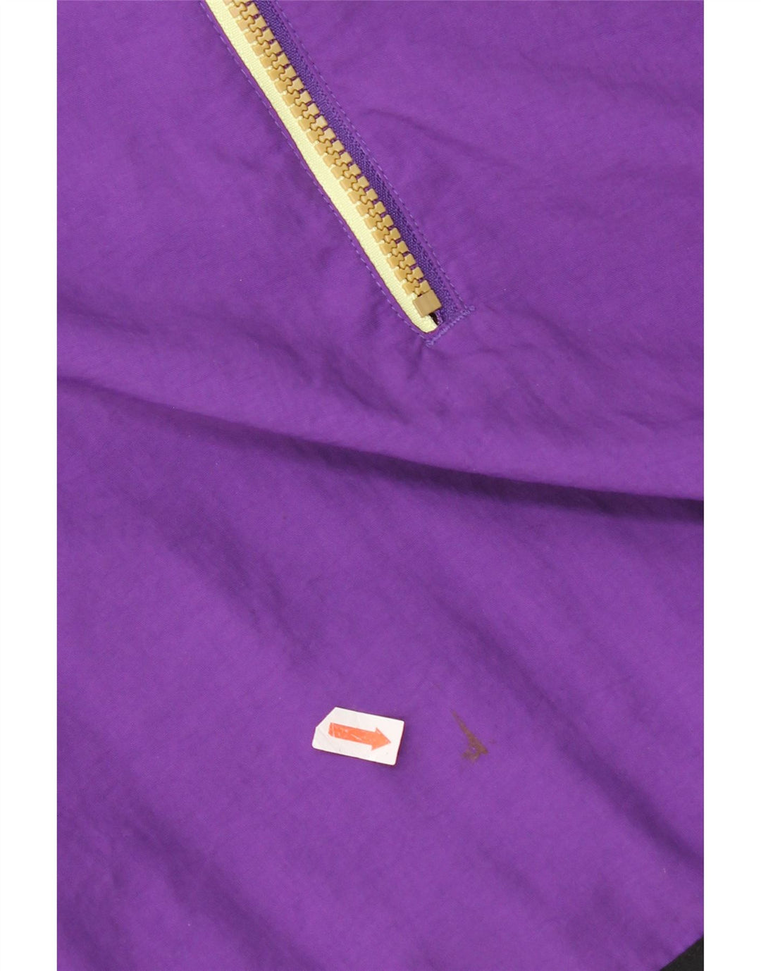 Nike masculino pulôver com capuz jaqueta superior 2XL roxo colorblock nylon