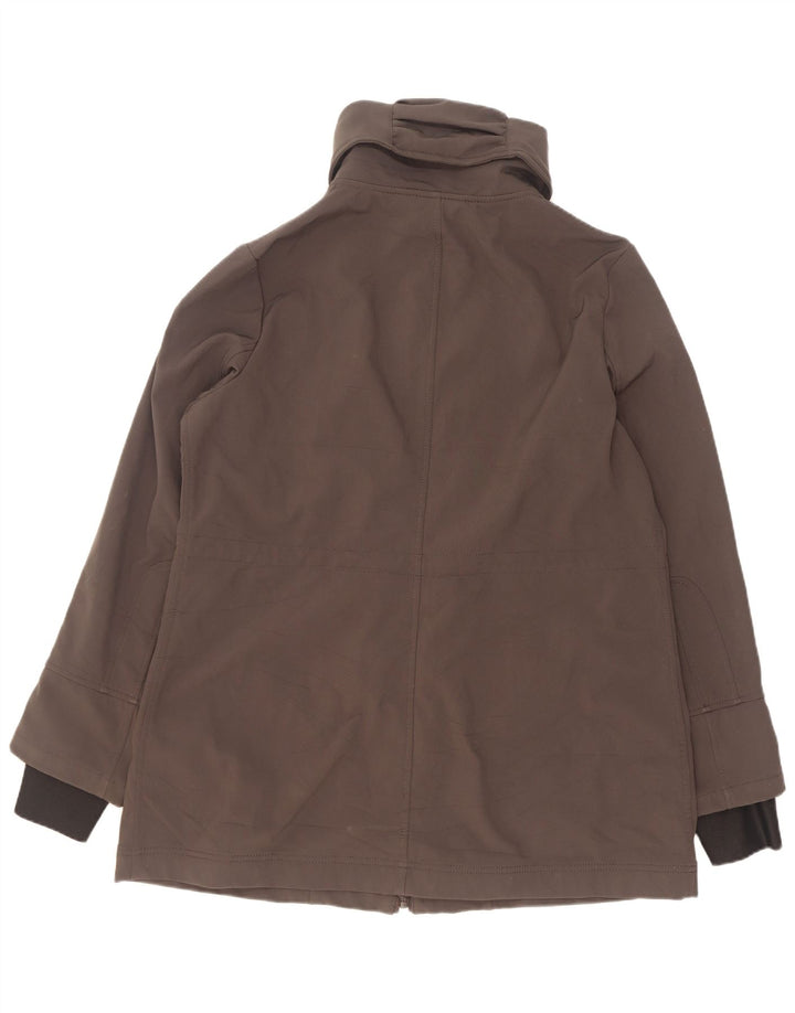 Casaco corta-vento feminino Sherpa Nautica UK 18 XL cinza poliéster