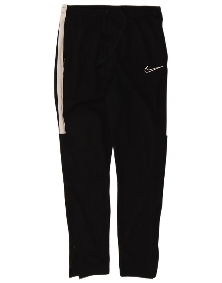 Calça de treino masculina Nike Dri Fit médio preto colorblock poliéster