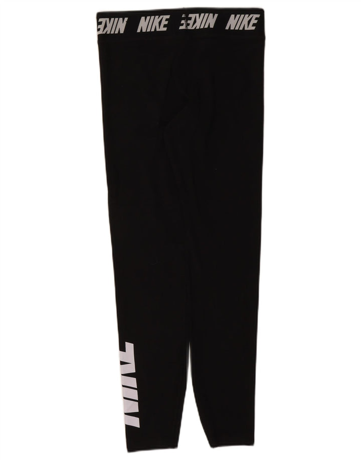 Leggings Nike Femininas Graphic UK 12 Médio Algodão Preto