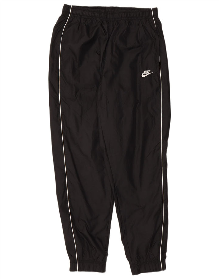 Calça de treino masculina Nike joggers grande nylon preto