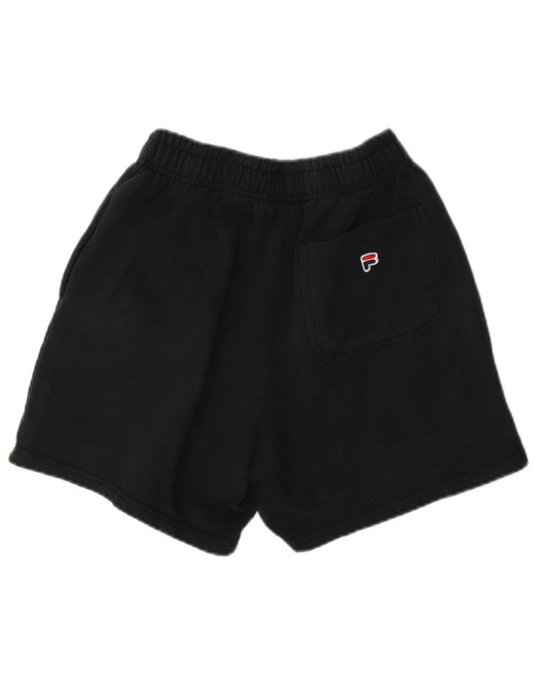 Shorts esportivo feminino Fila UK 6 XS preto algodão