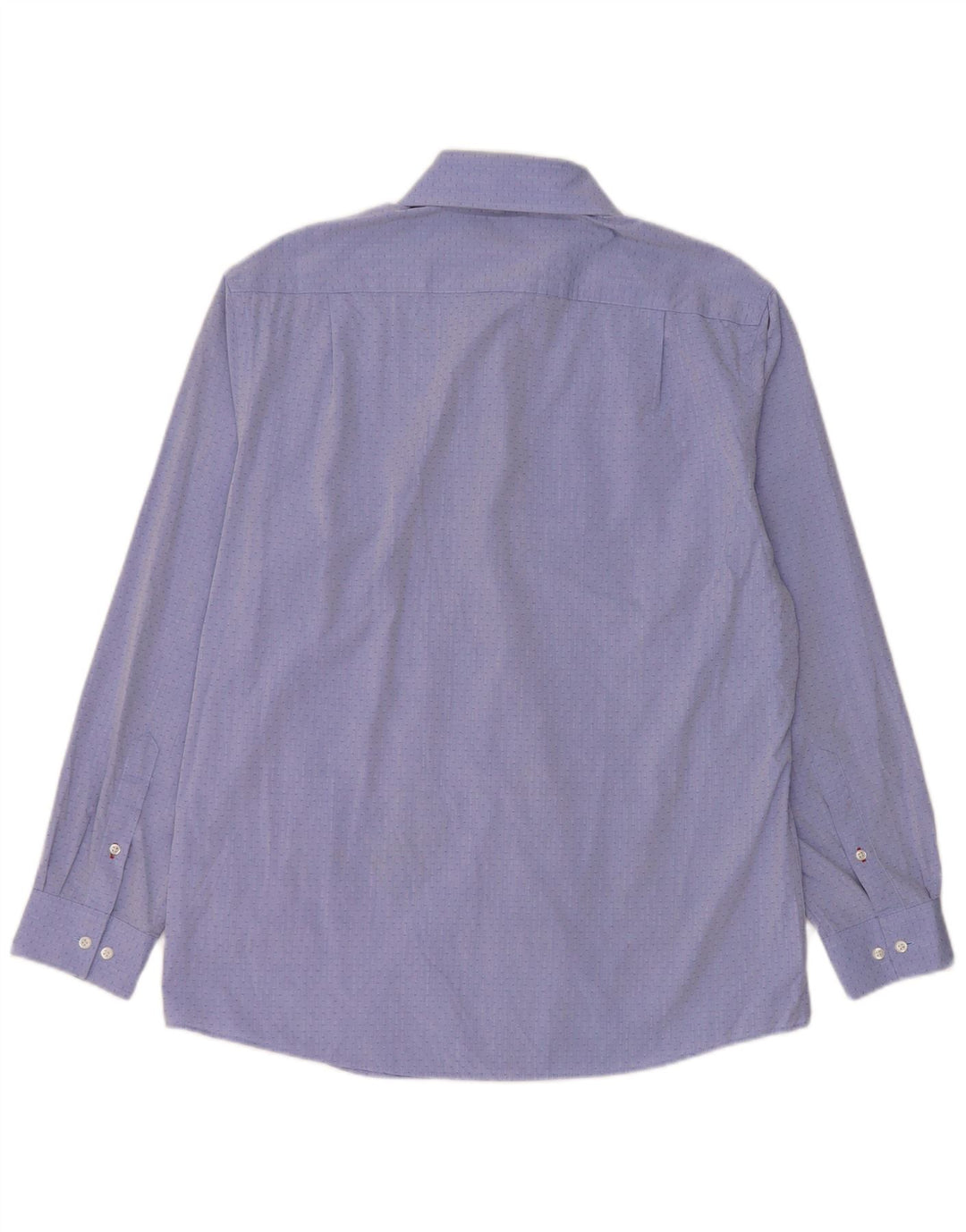 Tommy Hilfiger Mens Slim Fit Camisa Tamanho 16 Grande Azul Geométrico