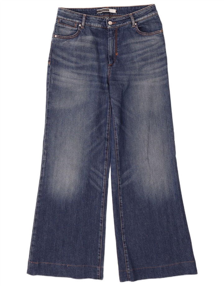 SPORTMAX feminino W28 L30 algodão azul