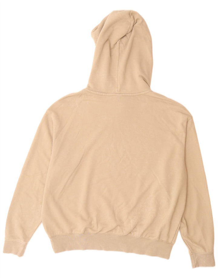 Nike Mens Hoodie Jumper Médio Bege Algodão