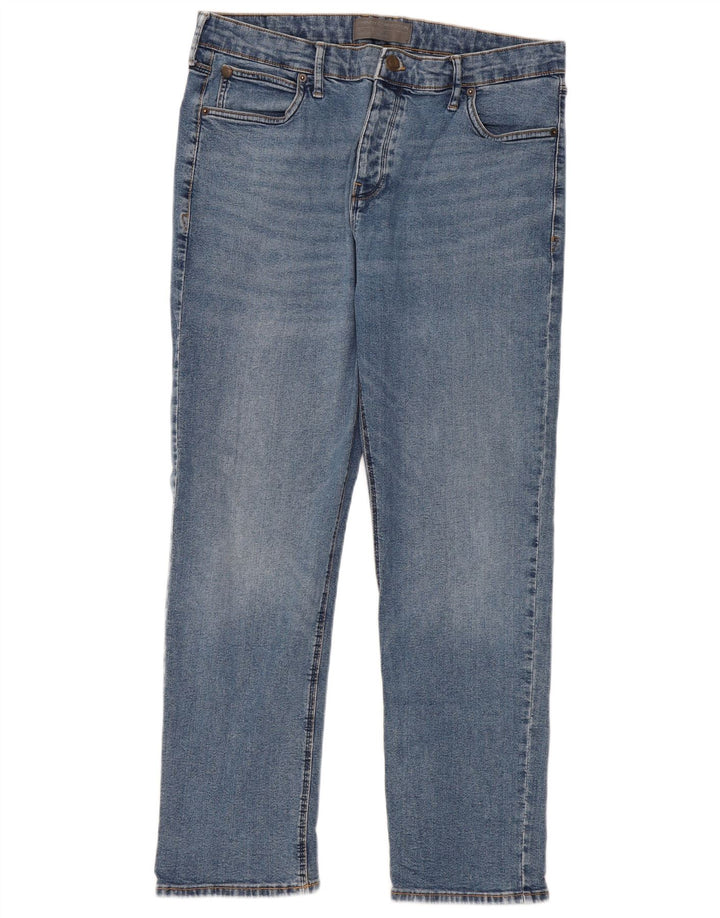 French Connection Masculino Slim Jeans W34 L30 Azul