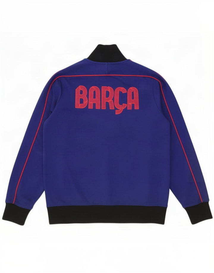 Jaqueta masculina Nike Barcelona Graphic Tracksuit Top grande bloco colorido azul