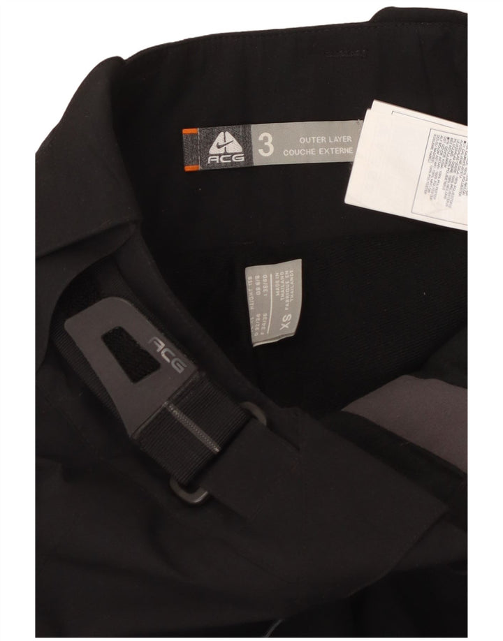 Calças de esqui femininas Nike UK 6 XS poliéster preto