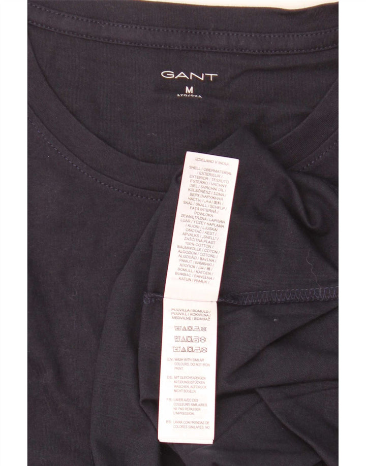 Camiseta masculina Gant Top médio algodão azul marinho
