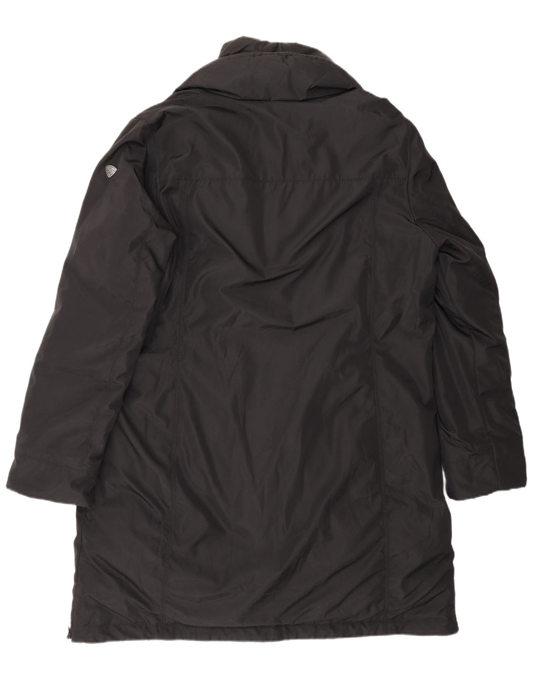 Casaco acolchoado feminino cartão postal Reino Unido 18 XL poliéster preto inverno
