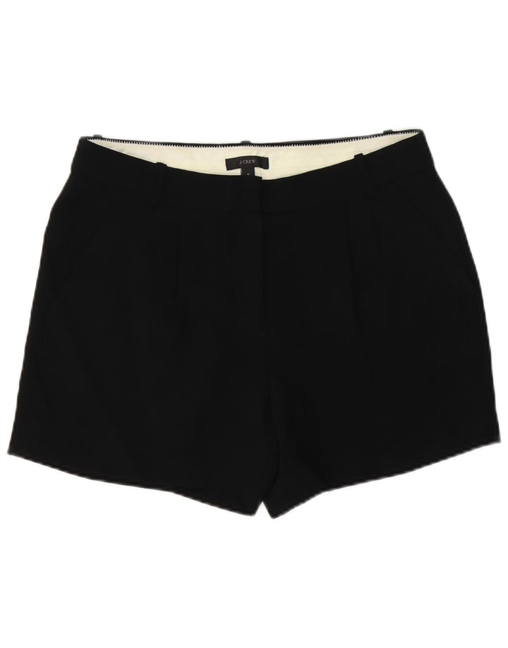 J. CREW Shorts Chino Feminino Pegged US 4 Pequeno W32 Poliéster Preto