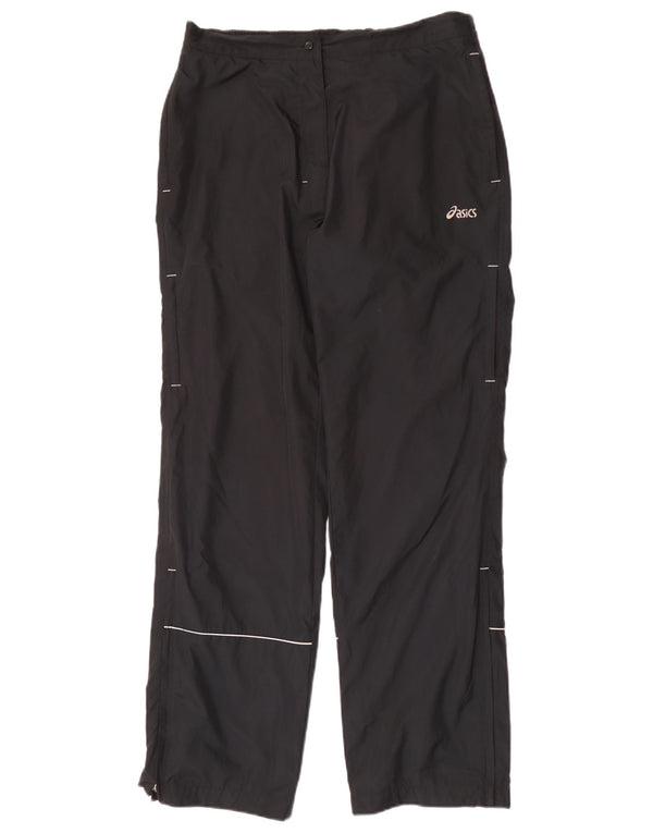 Calça impermeável feminina Asics UK 14 poliéster preto médio