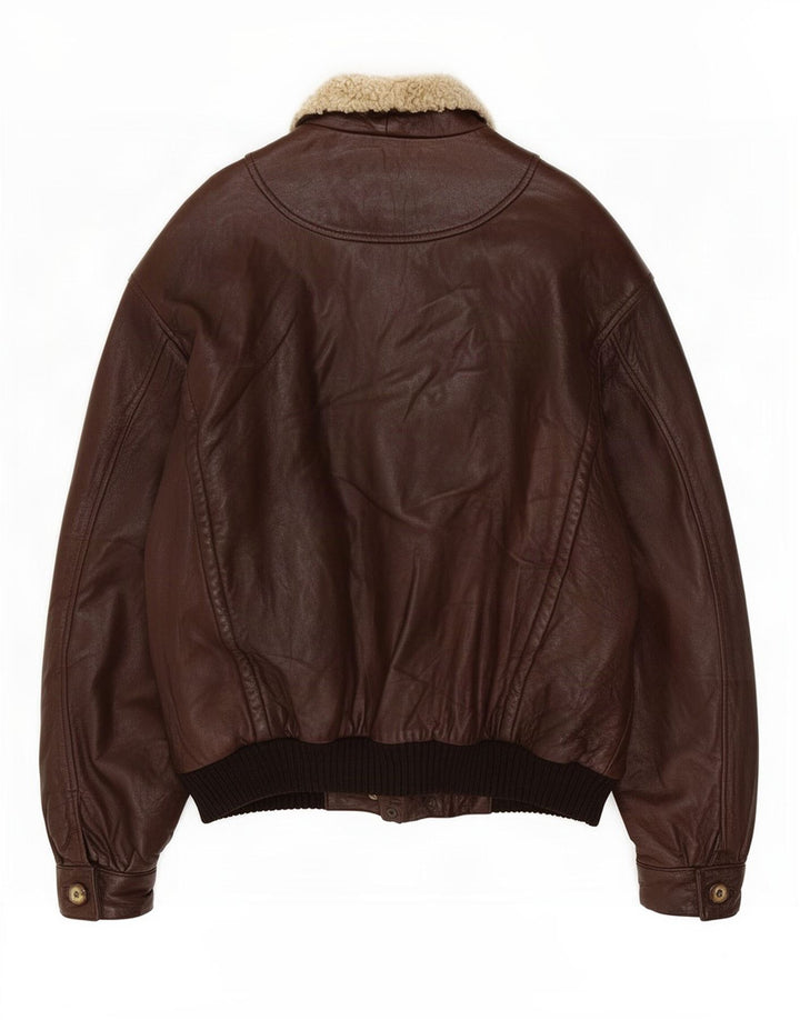 Jaqueta de couro feminina Conrad IT 48 XL marrom