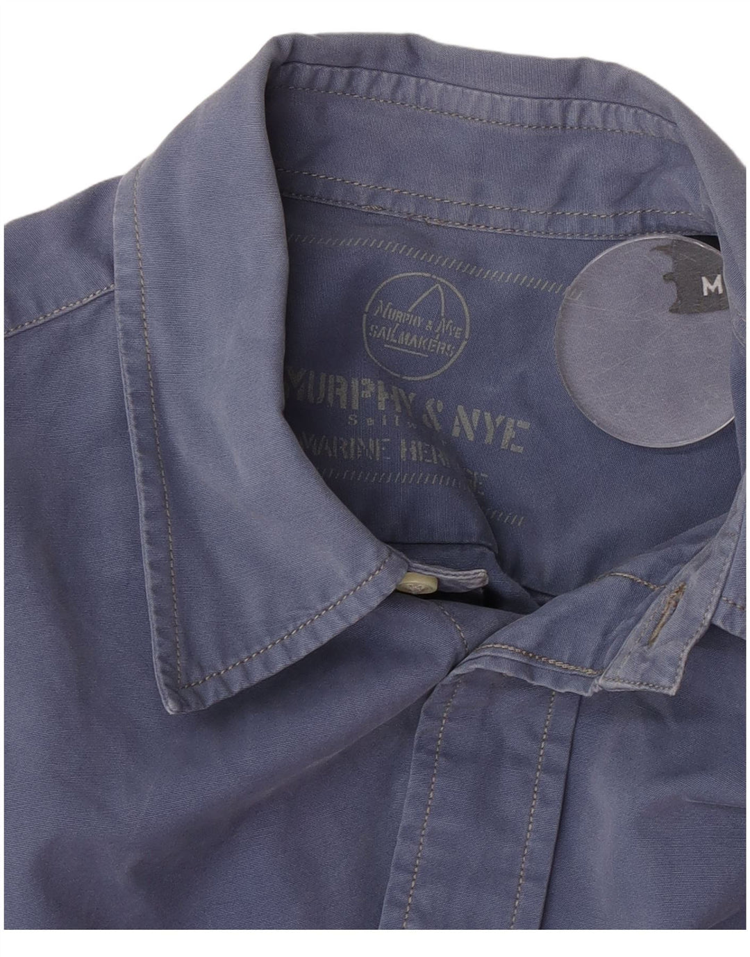 Camisa masculina Murphy & Nye azul médio