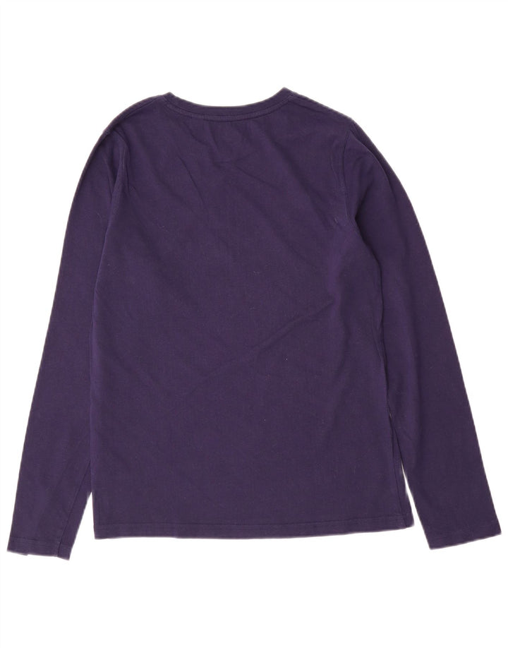 Timberland Boys Graphic Top manga comprida 13-14 anos pequeno azul marinho algodão