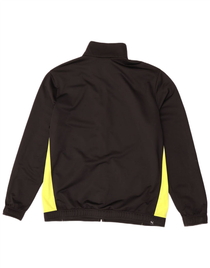 Jaqueta masculina Puma Graphic Tracksuit Top grande bloco colorido preto