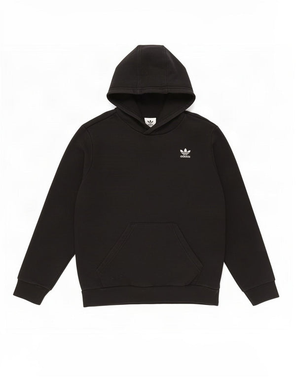 Adidas meninos moletom com capuz 12-13 anos preto algodão