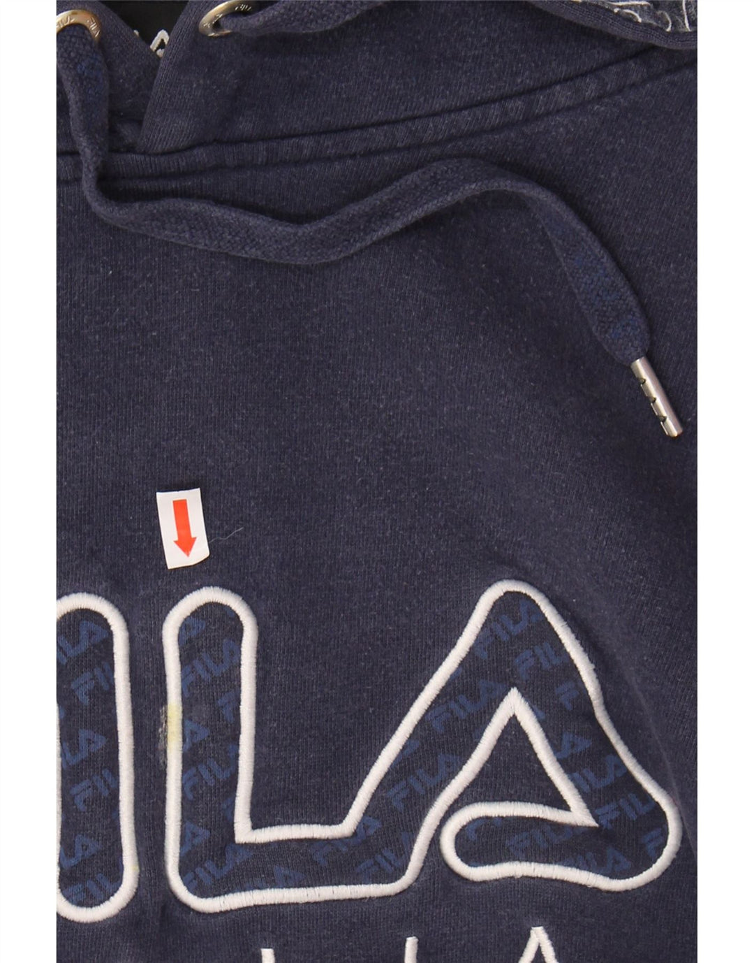 FILA Suéter gráfico masculino com capuz 2XL azul marinho