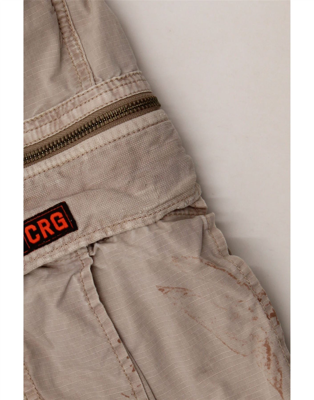 Superdry Mens Cargo Shorts W36 Grande Algodão Bege