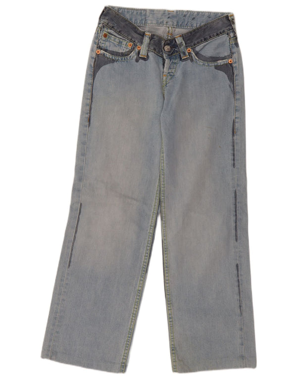 Calça jeans feminina Levi's 922 Straight W28 L30 azul algodão