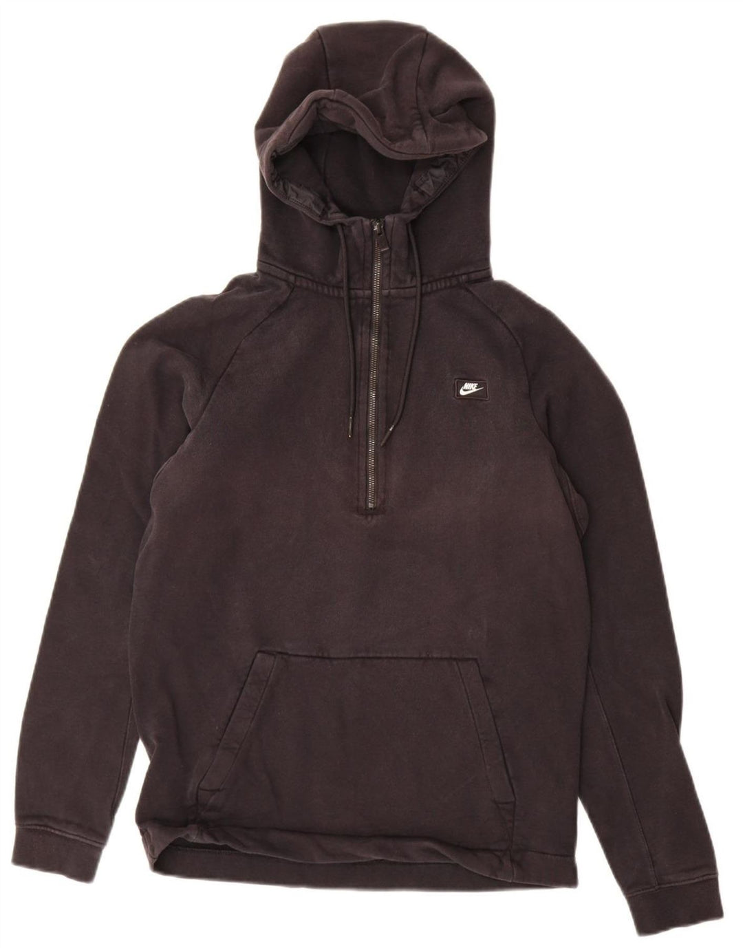 Suéter Nike masculino com capuz e zíper, pequeno, preto, algodão