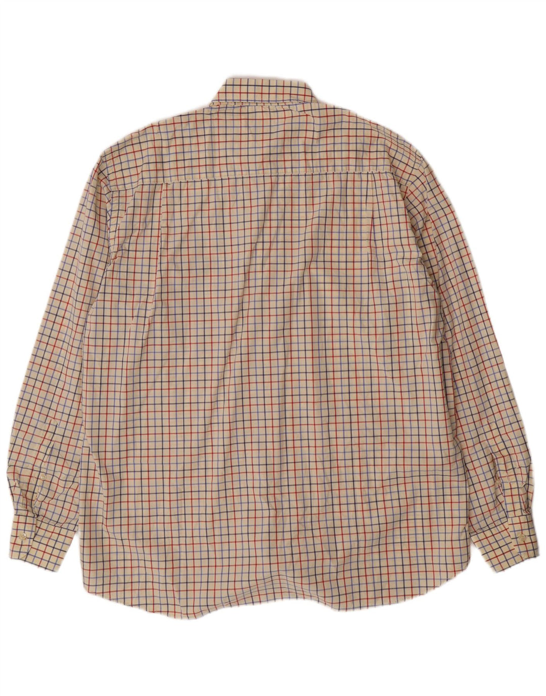Camisa masculina Amerigo Vespucci XL Off White Check