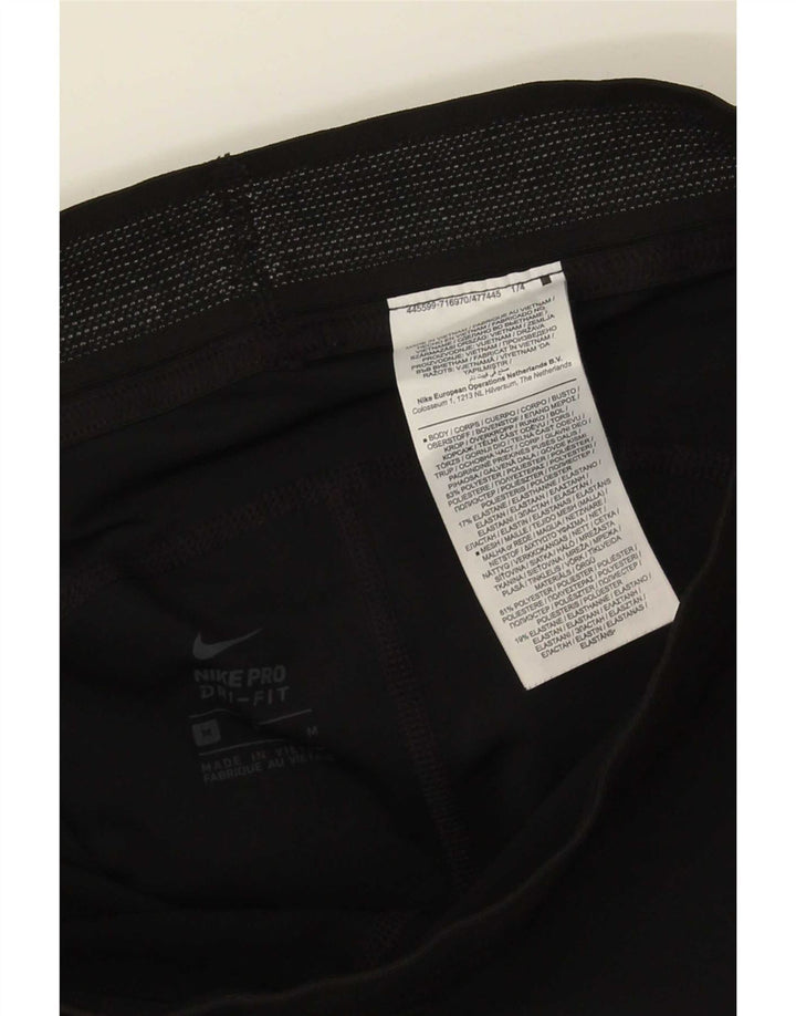 Leggings Nike Femininas UK 14 Médio Preto Poliéster