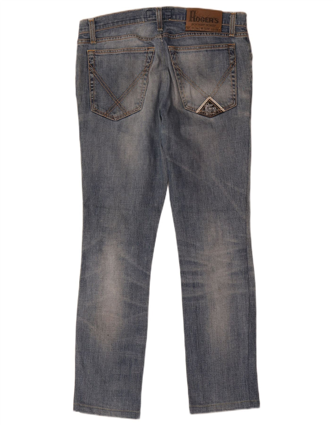 Calça jeans feminina Roy Rogers W34 L30 azul algodão