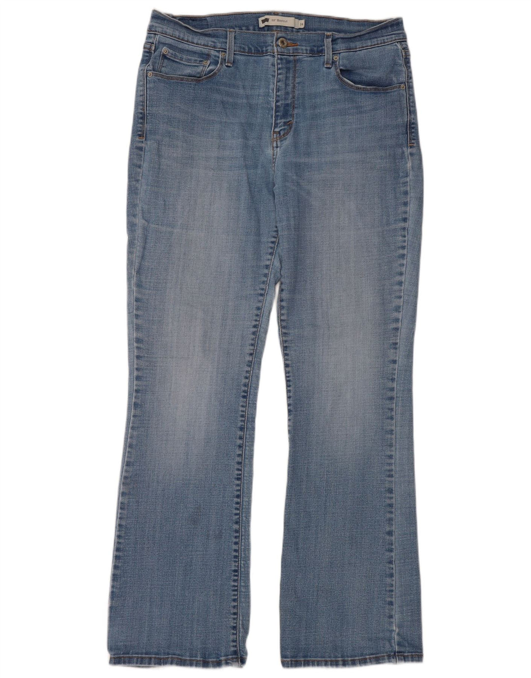 Calça jeans feminina LEVI'S 515 Bootcut US 14 XL W34 L31 azul