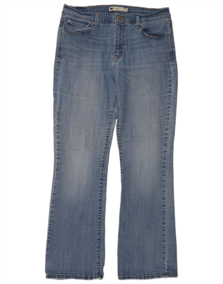 Calça jeans feminina LEVI'S 515 Bootcut US 14 XL W34 L31 azul