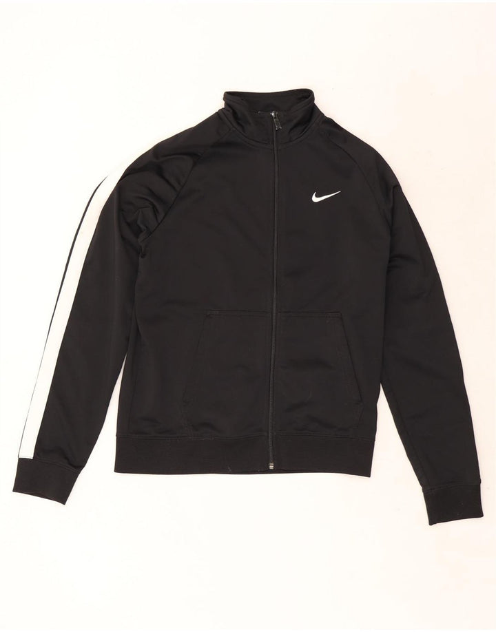 Nike Mens Treino Top Jaqueta Médio Preto Colorblock Poliéster