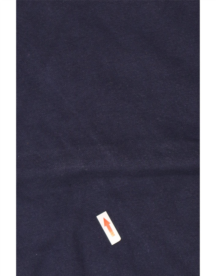 Moletom masculino Nike Jumper grande algodão azul marinho