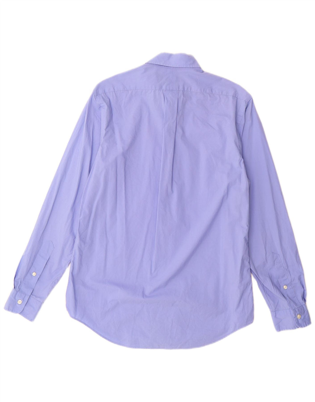 Camisa masculina RALPH LAUREN pequena azul algodão