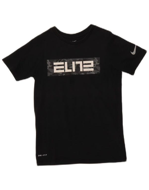 Camiseta Nike Feminina Dri Fit Graphic Top UK 6 XS Algodão Preto