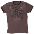 Camiseta masculina Hard Rock Cafe Chicago com estampa gráfica de algodão cinza médio