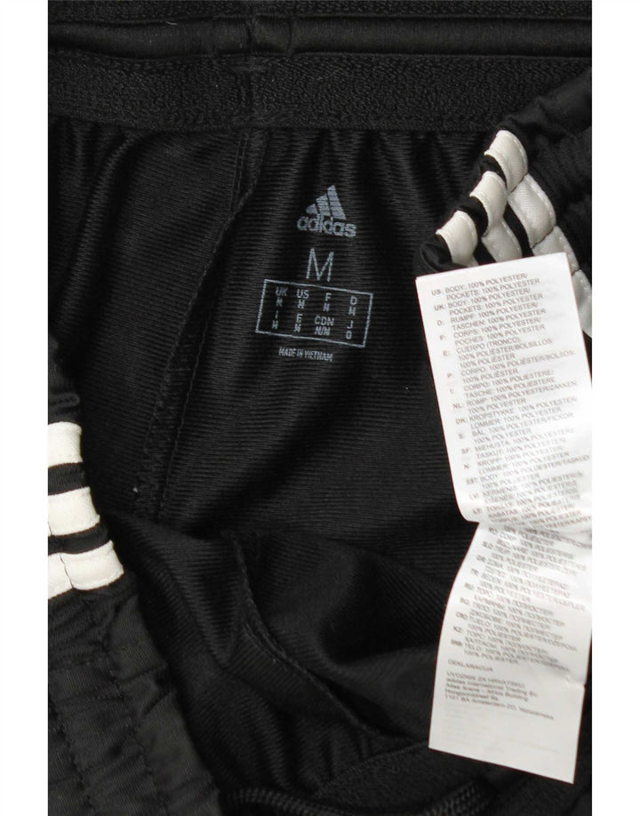 Shorts esportivos masculinos Adidas médio preto poliéster