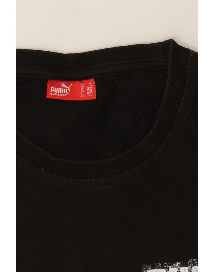 Colete gráfico masculino Puma XL preto