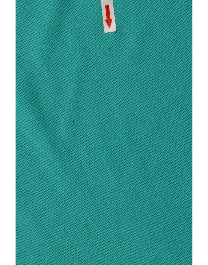 Camisa polo masculina Fila IT 46 pequena turquesa