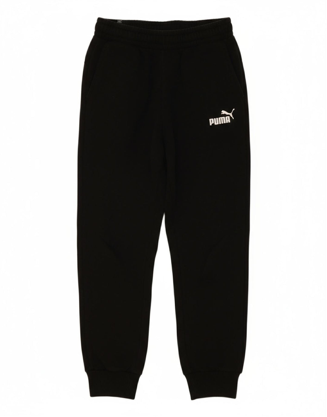 PUMA Mens Calças de treino Joggers Médio Algodão Preto