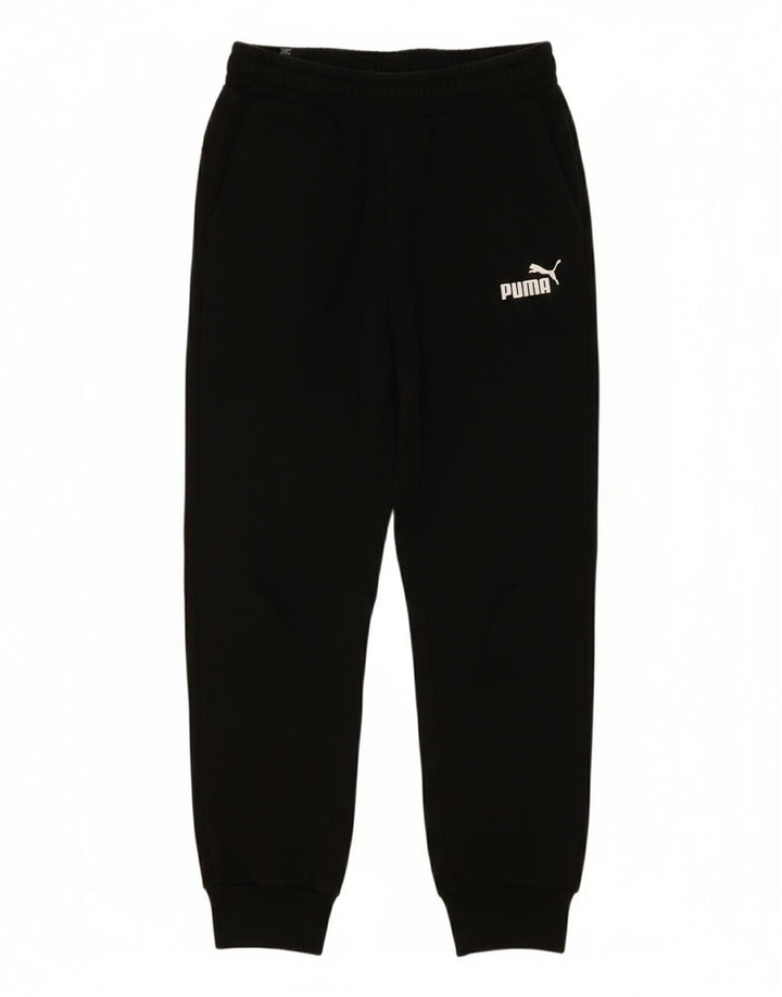 PUMA Mens Calças de treino Joggers Médio Algodão Preto