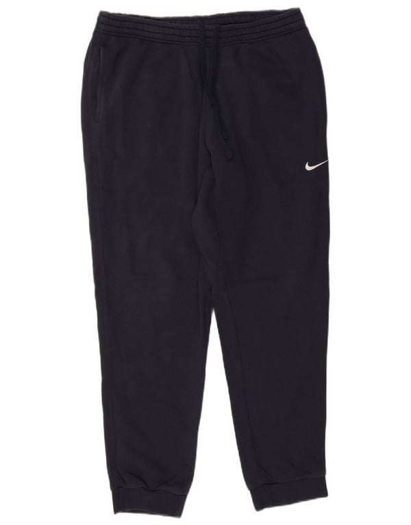 Calça de treino masculina Nike joggers 2XL algodão azul marinho