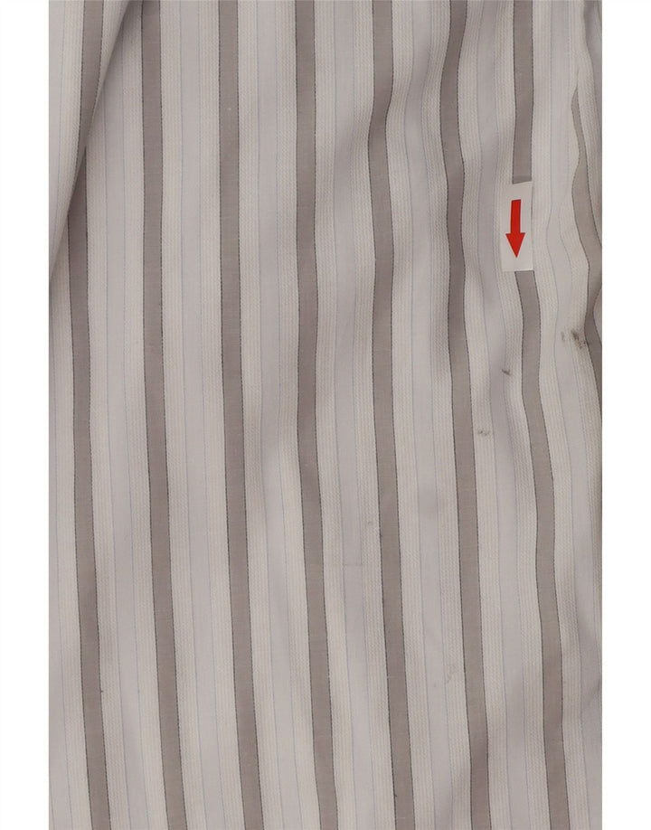 Camisa masculina BKE XL algodão listrado azul