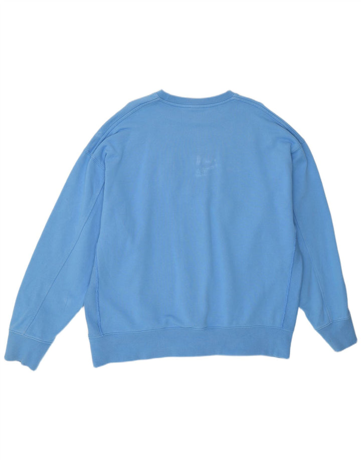 NIKE Mens Graphic Moletom Jumper XL Azul Algodão