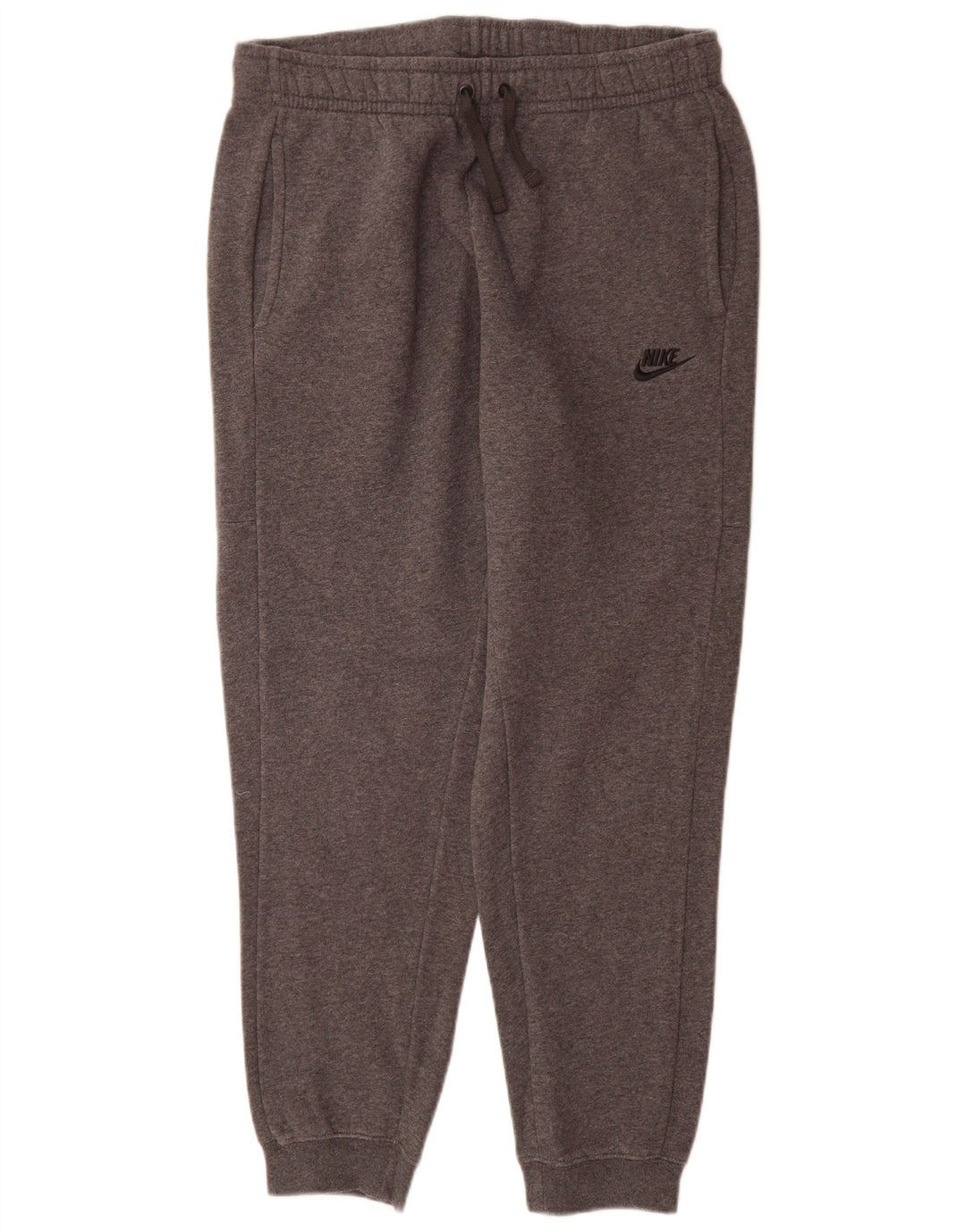 Calça de treino masculina Nike Joggers cinza médio algodão manchado