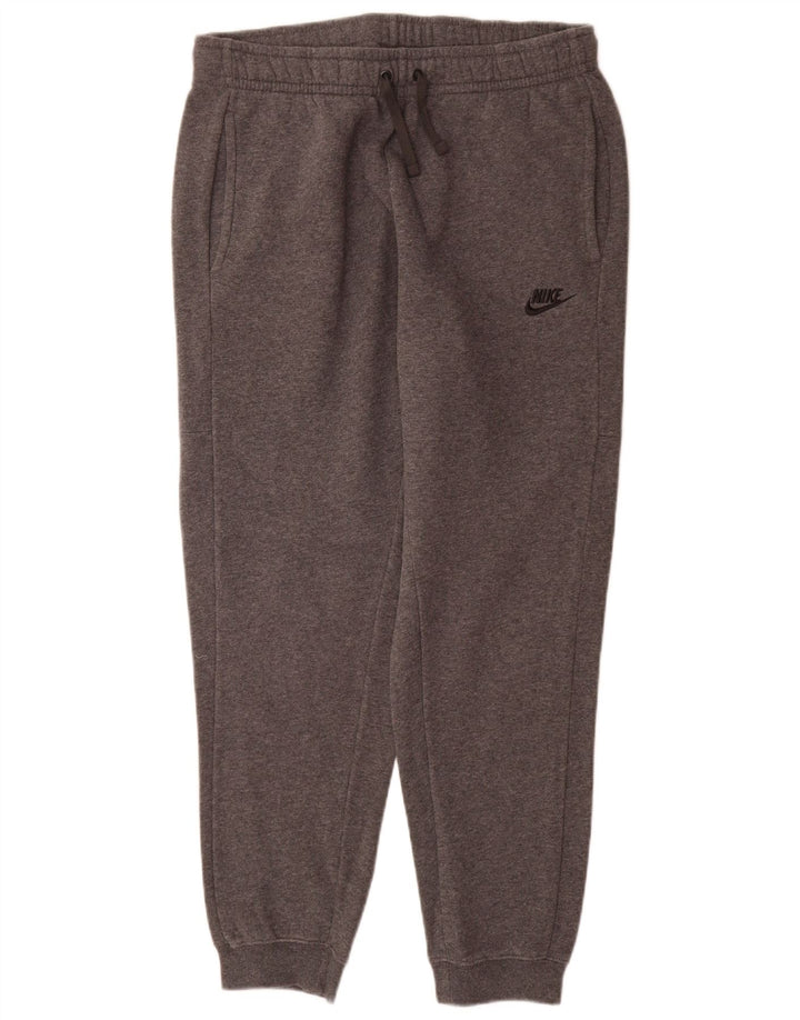 Calça de treino masculina Nike Joggers cinza médio algodão manchado
