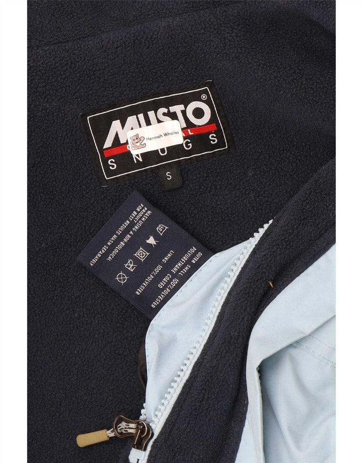 Jaqueta bomber masculina Musto Reino Unido 36 poliéster azul pequeno