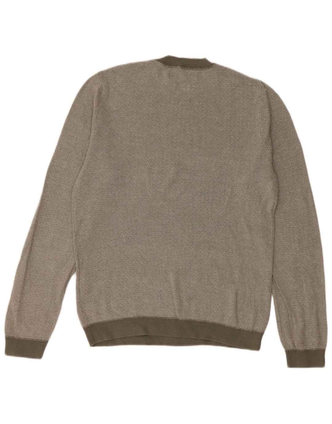 Suéter masculino Jack & Jones com gola redonda e algodão cáqui pequeno