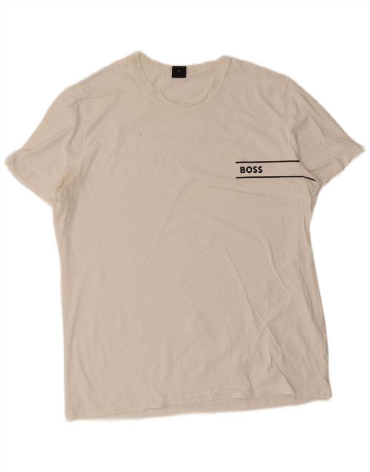 Camiseta masculina Hugo Boss XL branca