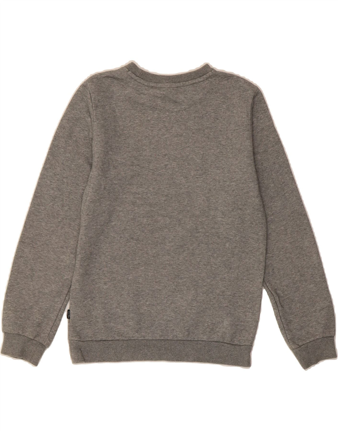 PUMA Boys Graphic Sweatshirt Jumper 11-12 Years Grey Cotton Vintage Puma and Second-Hand Puma from Messina Hembry 