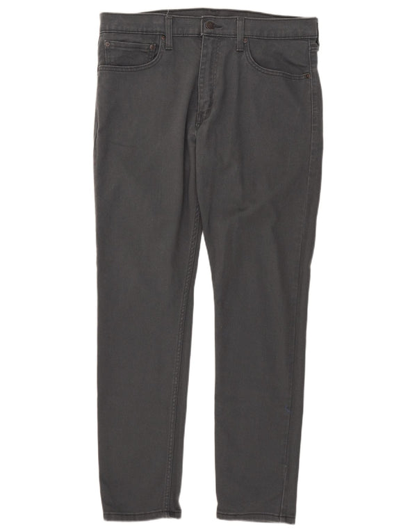 Calça jeans masculina Levi's 512 Slim Tapered W36 L32 cinza